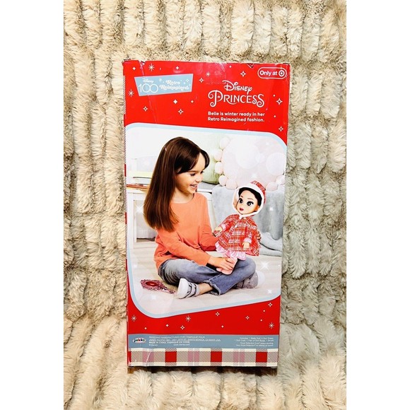Disney Princess Retro Reimagined Holiday Belle Doll - Beauty and the Beast - New - Picture 4 of 7